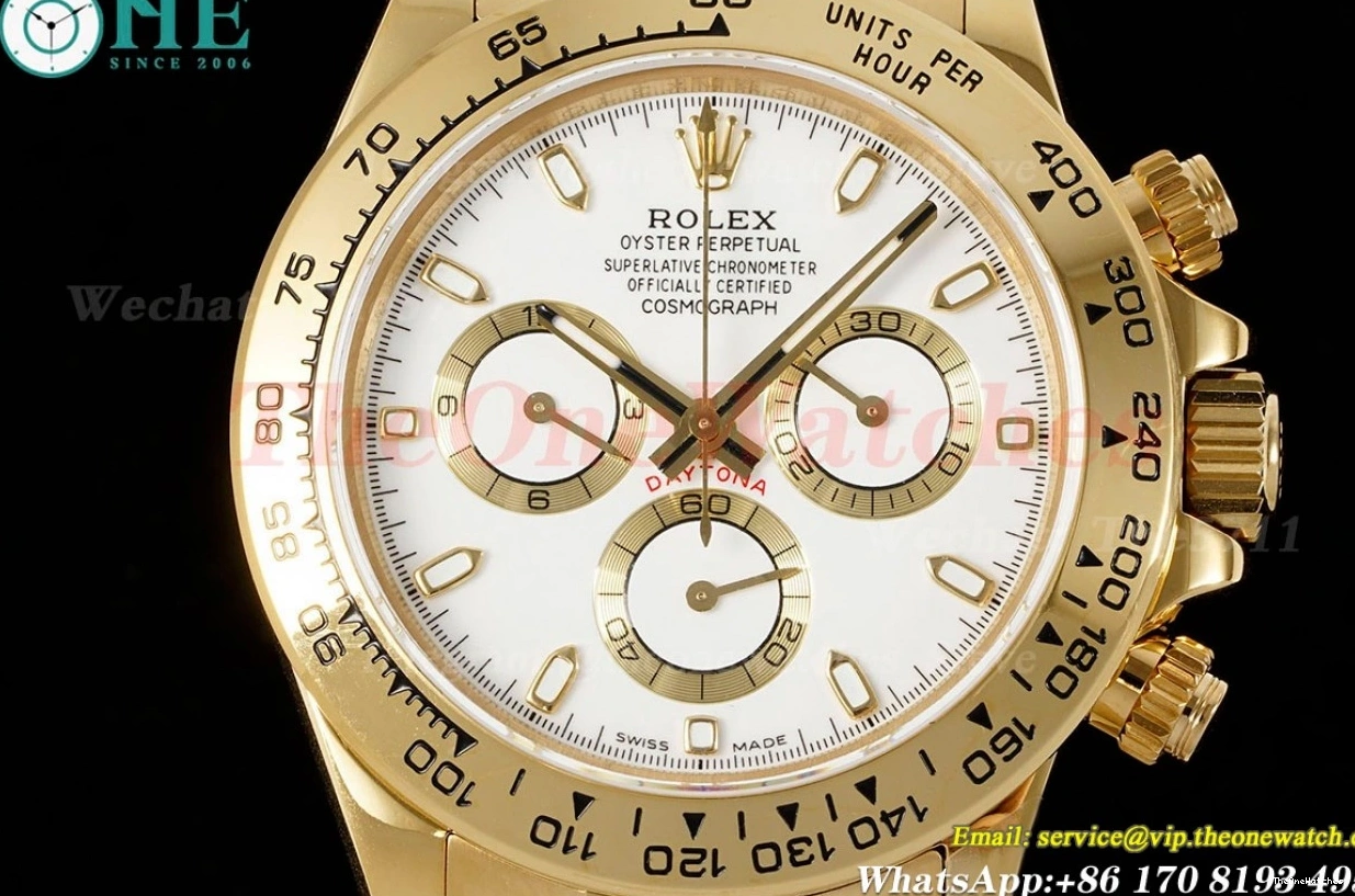 116508 SH4130(Gain YG Gold V3 40mm White YG Daytona Weight) QF 0306
